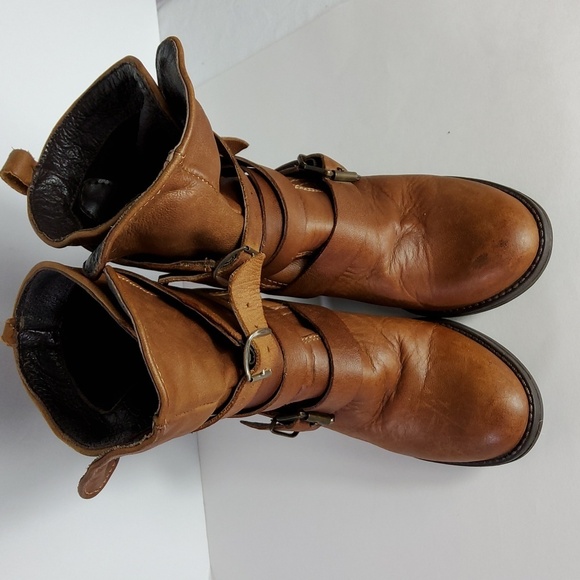 Steve Madden Yale Strapped Ankle Boots Sz not marked - Picture 7 of 8